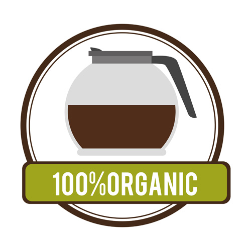 Organic coffee logos desgin vector 12 organic logos desgin coffee   