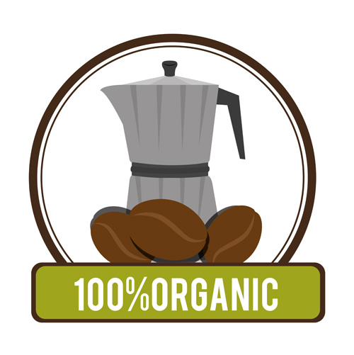 Organic coffee logos desgin vector 11 organic logos desgin coffee   