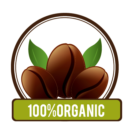 Organic coffee logos desgin vector 10 organic logos desgin coffee   