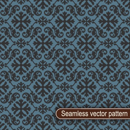 Vintage floral seamless vector pattern 02 vector pattern seamless pattern   