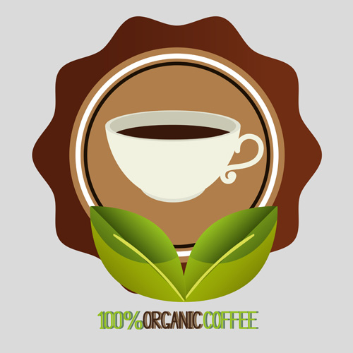 Organic coffee logos desgin vector 05 organic logos desgin coffee   