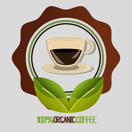 Organic coffee logos desgin vector 04 organic logos desgin coffee   