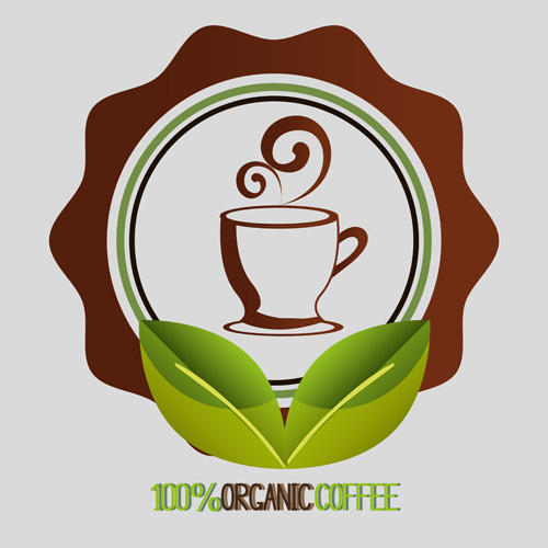 Organic coffee logos desgin vector 03 organic logos desgin coffee   