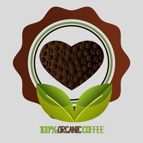 Organic coffee logos desgin vector 01 organic logos desgin coffee   