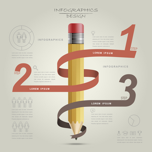 Education infographic template vector grapihcs 09 templateg rapihcs infographic education   