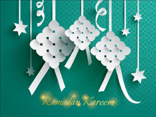 Ramadan ketupat paper decoration vector 03 ramadan paper ketupat decoration   