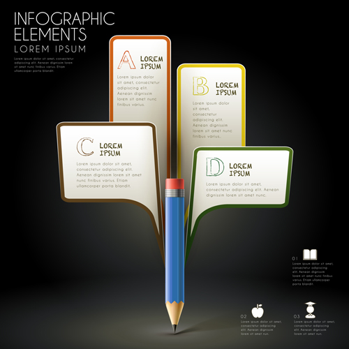 Education infographic template vector grapihcs 02 templateg rapihcs infographic education   