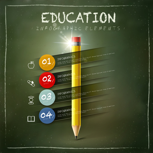 Education infographic template vector grapihcs 01 templateg rapihcs infographic education   