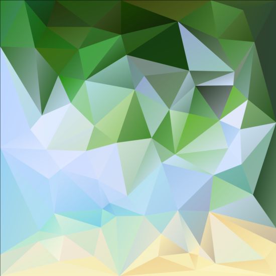 Creative modern polygon background vector set 02 polygon modern creative background   