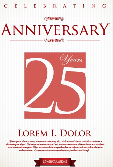 Creative anniversary celebrating poster design vector 01 poster design poster creative celebrating anniversary   