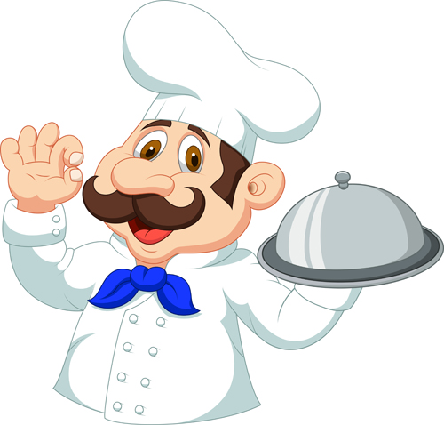 Cartoon cook cute design vector 01 cute cook cartoon   