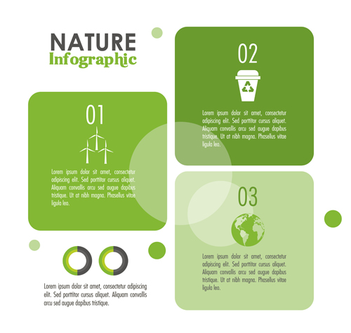 Nature Infographic vectors material 01 nature infographic   