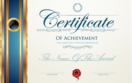 Modern certificate creative design vector set 10 modern creative certificate   