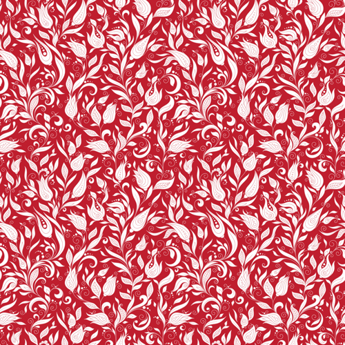 Flowers doodles seamless pattern vector 09 seamless pattern flowers doodles   