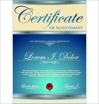 Modern certificate creative design vector set 08 modern creative certificate   