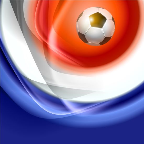 2016 Football with colorful background vectors 04 football colorful background 2016   