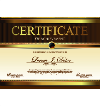 Modern certificate creative design vector set 07 modern creative certificate   