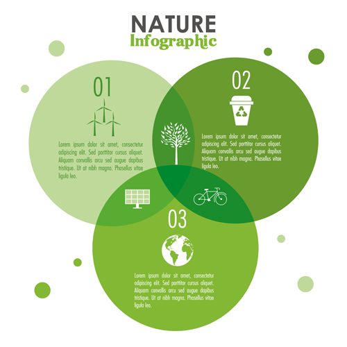 Nature Infographic vectors material 07 nature infographic   