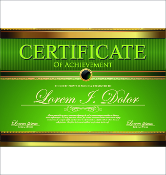 Modern certificate creative design vector set 06 modern creative certificate   