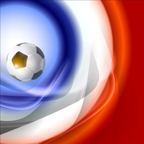 2016 Football with colorful background vectors 02 football colorful background 2016   