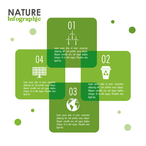 Nature Infographic vectors material 05 nature infographic   