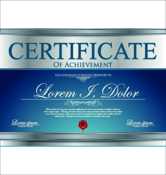 Modern certificate creative design vector set 05 modern creative certificate   