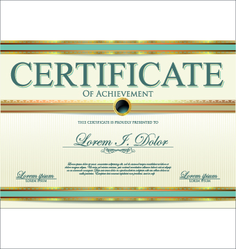 Modern certificate creative design vector set 04 modern creative certificate   