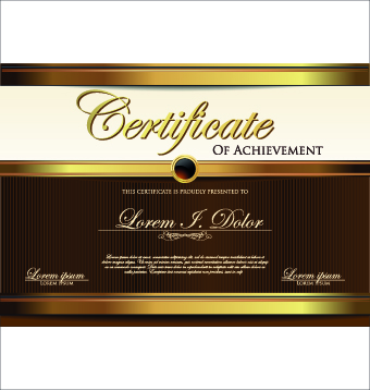 Modern certificate creative design vector set 03 modern creative certificate   