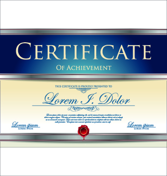 Modern certificate creative design vector set 02 modern creative certificate   