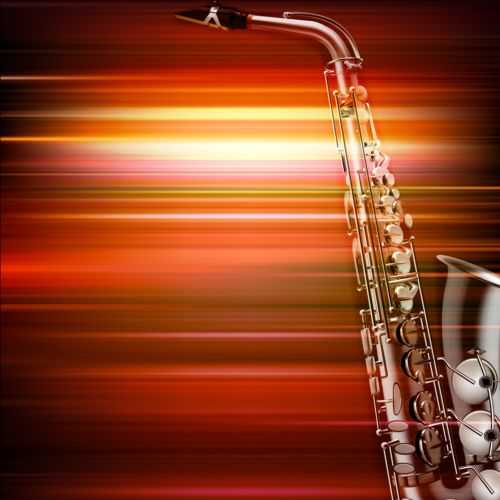 Abstract music background with saxophone vector saxophone music background abstract   