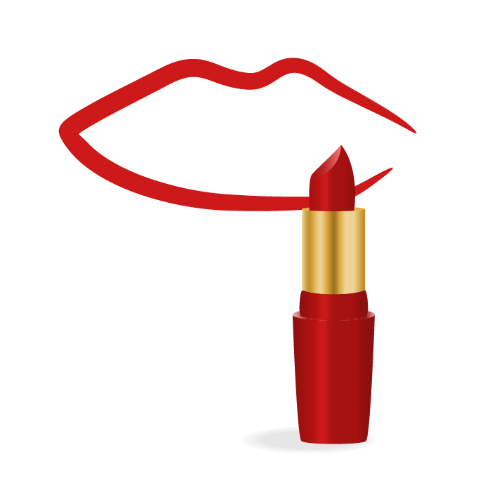 Lips with lipstick vector lipstick lips   
