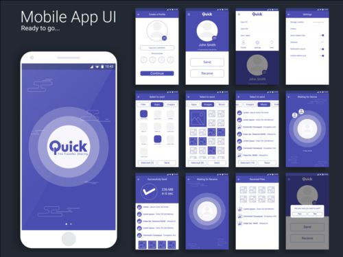 Mobile application theme design vector 08 theme mobile application   