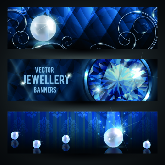 Luxury Jewellery banners design vector 02 luxury Jewellery banners banner   