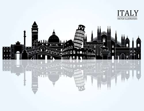 Italy travel background art vector 03 travel Italy background   