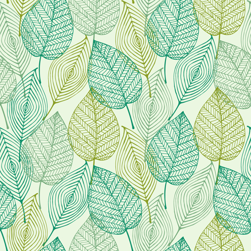 Leaves textures pattern seamless vector 08 textures seamless pattern leaves   