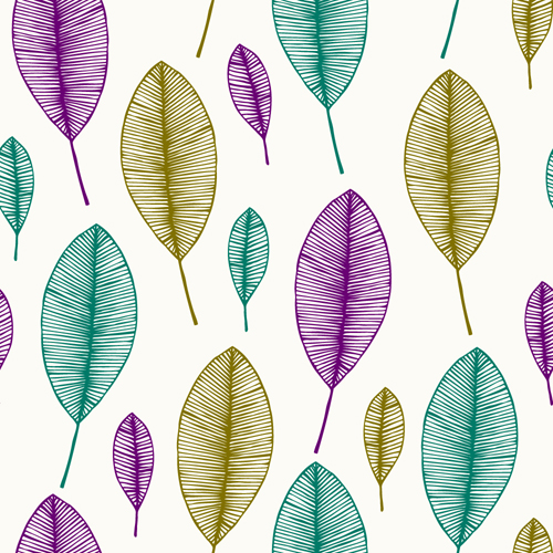 Leaves textures pattern seamless vector 07 textures seamless pattern leaves   