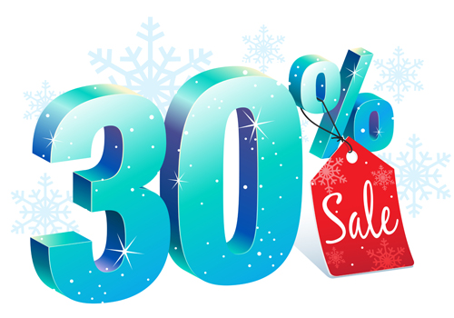 Christmas big sale vector material 05 sale material christmas big   