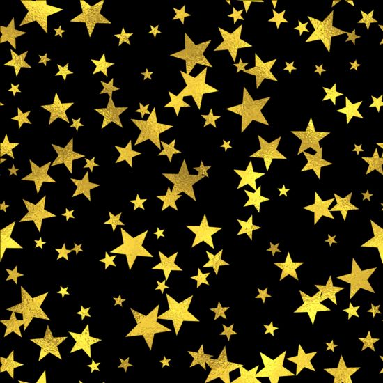 Golden star seamless pattern vector star seamless pattern golden   