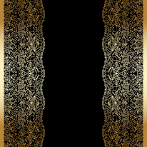 Golden decor borders vector graphics 01 graphics golden decor borders   