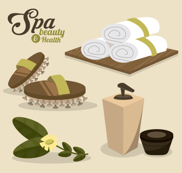 Spa beauty health vector background 01 spa health beauty background   