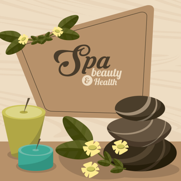 Spa beauty health vector background 07 spa health beauty background   