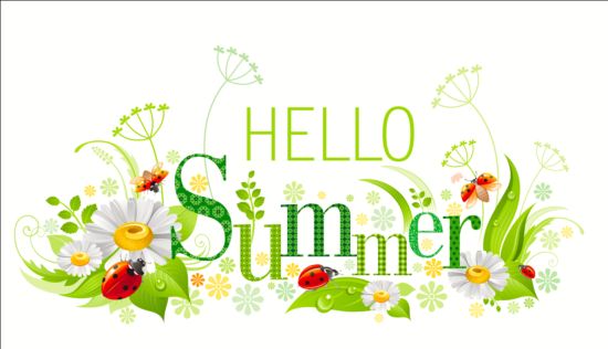 Summer holiday flower art background vector 02 summer holiday flower   