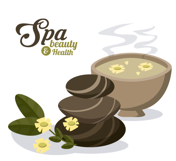 Spa beauty health vector background 06 spa health beauty background   