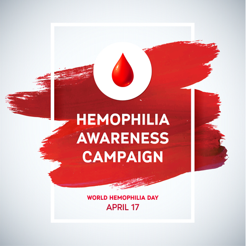 World Hemophilia Day poster vector graphics 05 world poster Hemophilia   