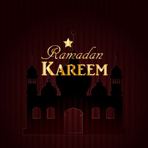 Ramadan kareem dark background vector 01 ramadan kareem dark background   