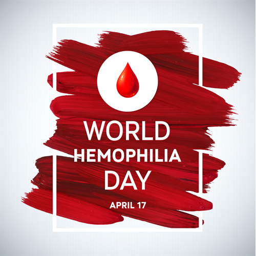 World Hemophilia Day poster vector graphics 04 world poster Hemophilia   