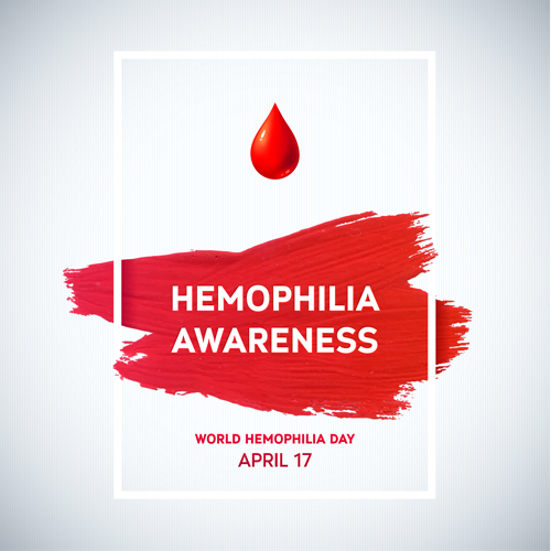 World Hemophilia Day poster vector graphics 02 world poster Hemophilia   