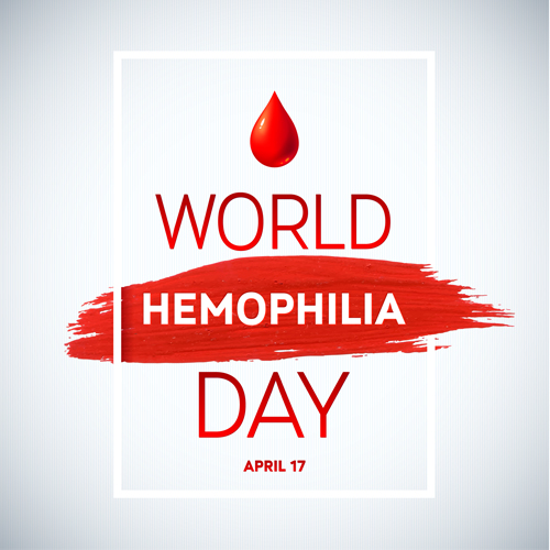 World Hemophilia Day poster vector graphics 01 world poster Hemophilia   