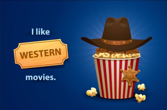 Cinema and popcorn buckets vector background 14 popcorn cinema buckets background   