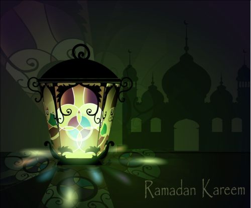 Ramadan kareem with beautiful lantern background 09 ramadan lantern kareem beautiful background   